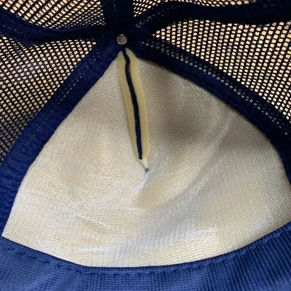 Cal-west Electric Napa Blue And Gold Vintage Snapback Hat - Picture 6 of 9